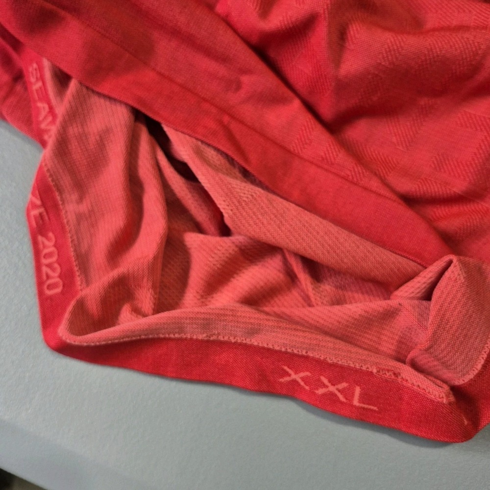 Lululemon Shirt Mens XXL Red Metal Vent Tech Muscle Tank Top Seawheeze 2020 - Picture 7 of 10